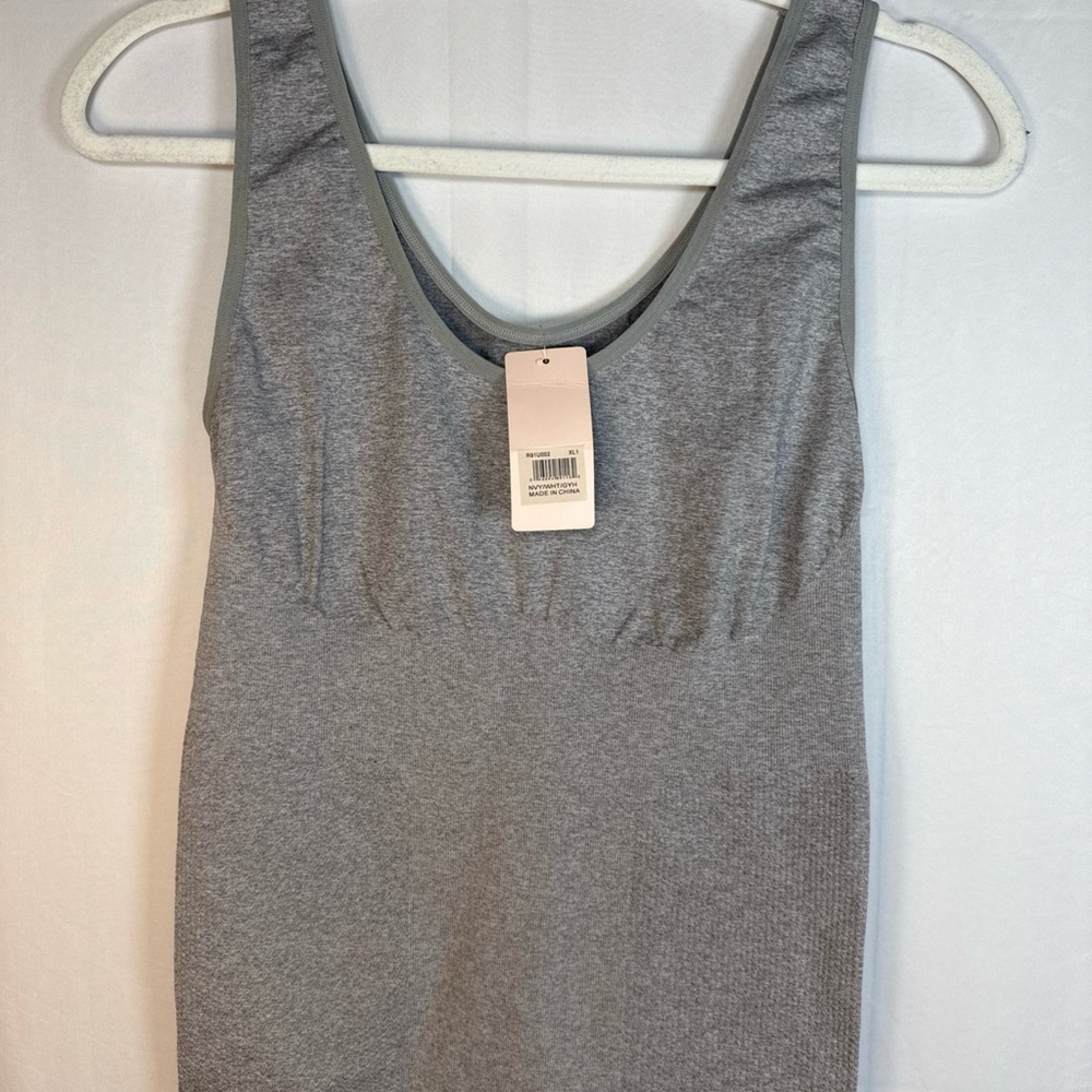 Nearly Nude Gray Tank Top Size XL NWT